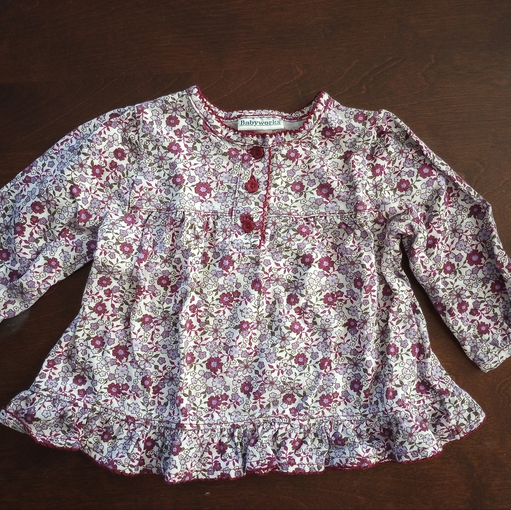 ☀️🧁🍦 Magenta Burgundy Floral Dress